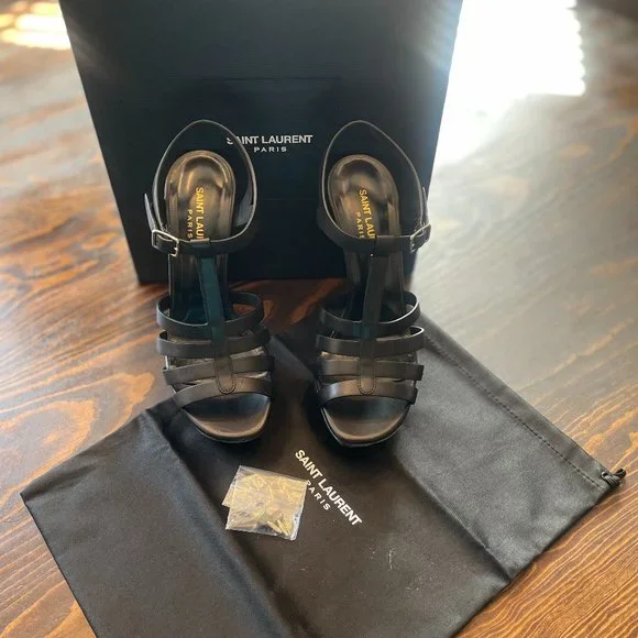 Yves Saint Laurent | Shoes | Ysl Bianca Leather Tstrap